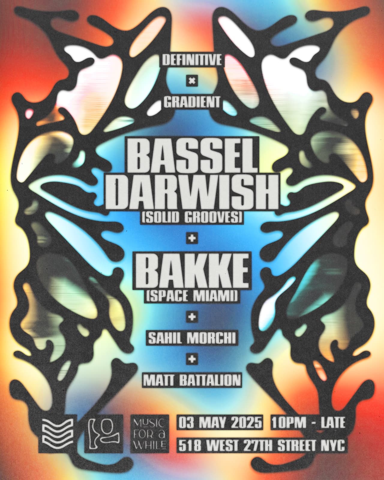 Definitive x Gradient present: Bassel Darwish, Bakke flyer